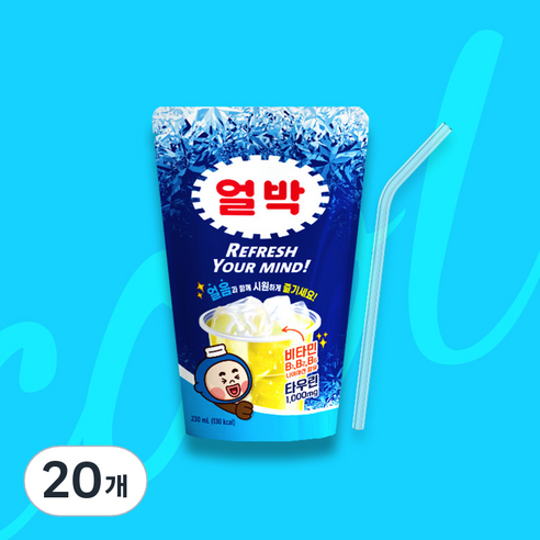박카스 얼박 음료, 20개, 230ml