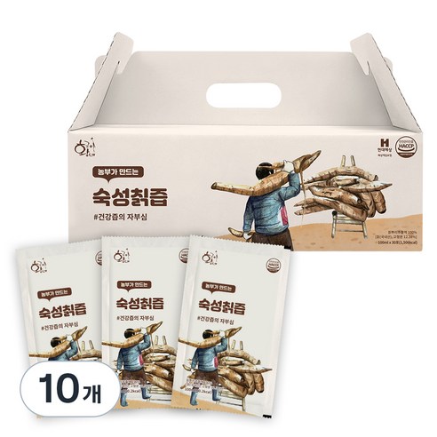 황금이네 국내산 숙성칡즙, 3L, 10개