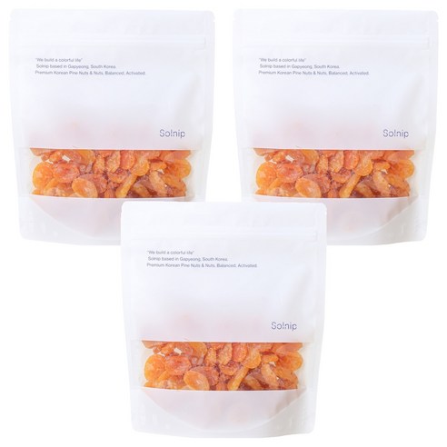 솔닙 달콤하고 향긋한 건살구, 180g, 3개