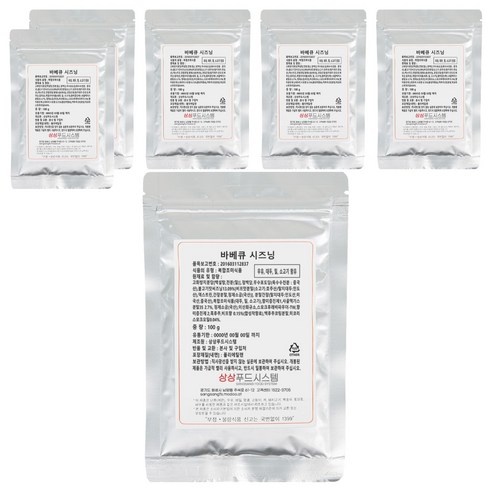 상상시즈닝 바베큐 시즈닝, 100g, 6개