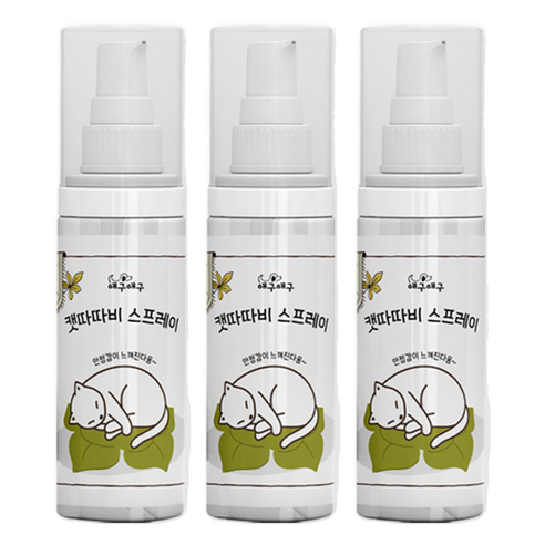 애구애구 캣따따비 원액 스프레이 50ml, 3개, 캣닢+마따따비