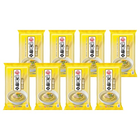 오뚜기 강황국수 소면, 900g, 8개
