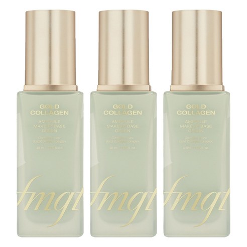 더페이스샵 fmgt 골드 콜라겐 앰플 메이크업 베이스 40ml, 그린, 3개