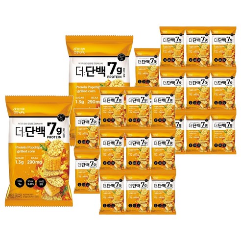 더단백 팝칩 군옥수수맛, 44g, 24개
