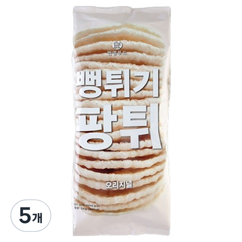팡튀 오리지널 뻥튀기, 120g, 5개