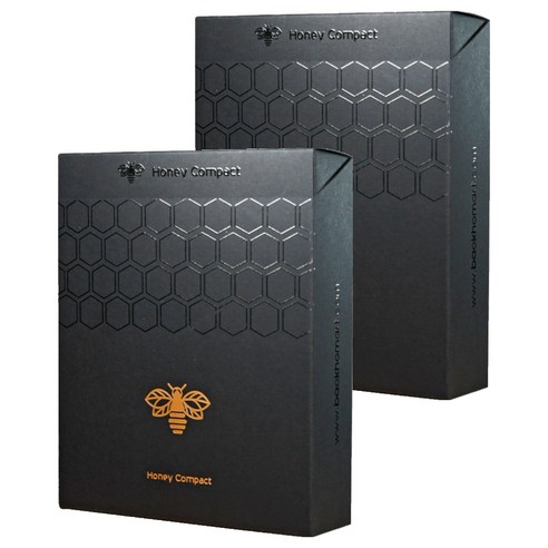백호마트 허니콤팩트 벌집꿀, 250g, 2개