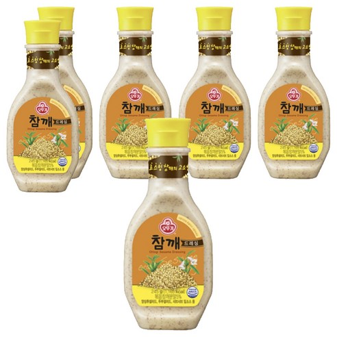 오뚜기 참깨 드레싱, 245g, 6개