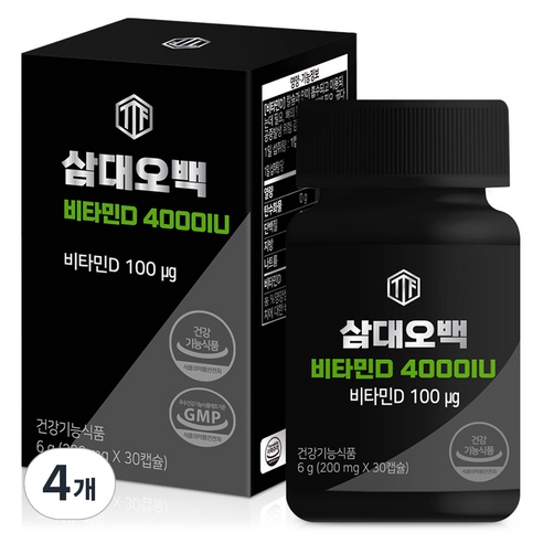 삼대오백 4000IU 비타민D 6g, 4개