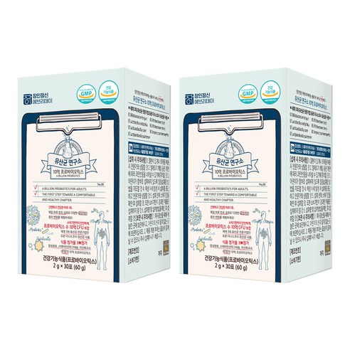장인정신 에브리데이 유산균 연구소 10억 프로바이오틱스, 30회분, 60g, 2개