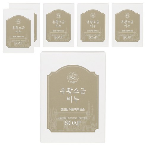 콩세알 유황소금비누, 85g, 6개
