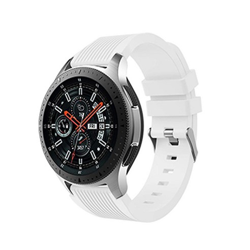 오버기어 갤럭시 워치3 41mm 액티브2 실리콘 스트랩 S-4 화이트, 화이트2(S-4), 1개