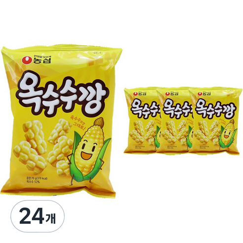 옥수수깡, 70g, 24개