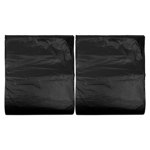 월드크린 분리수거 배접 비닐봉투 검정, 60L, 100개