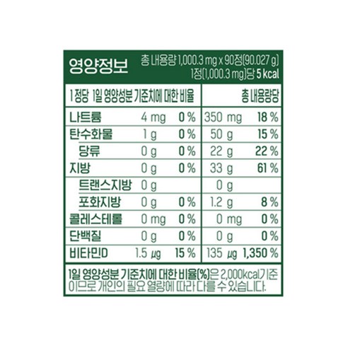 뉴트리원 더 튼튼한 보스웰리아 1000, 90정, 90.027g, 1개