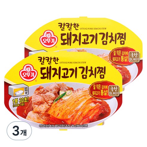 오뚜기 칼칼한 돼지고기김치찜, 180g, 3개 전자렌지 Best Top5 오뚜기 칼칼한 돼지고기김치찜, 180g, 3개 전자렌지 Best Top5
