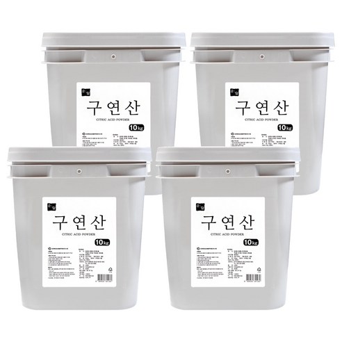 순담 구연산, 10kg, 4개