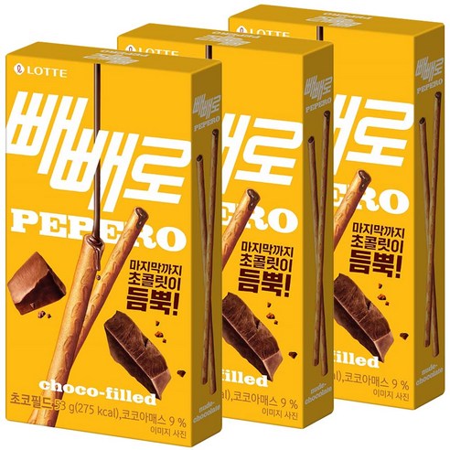 초코 필드 빼빼로, 53g, 3개