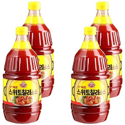 오뚜기 스위트 칠리소스, 2.1kg, 4개