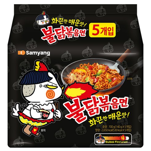 불닭볶음면 140g, 5개