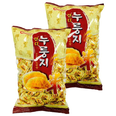 청우식품 누룽지 캔디, 1.2kg, 2개