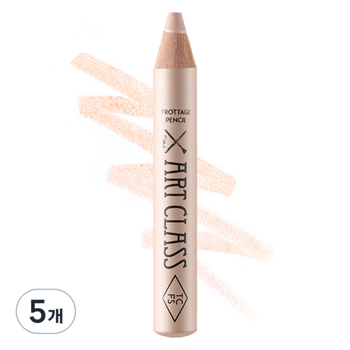 투쿨포스쿨 아트클래스 프로타주 펜슬, 1호 샤이닝 린넨, 5개