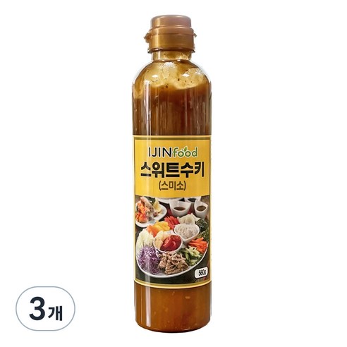 아이진푸드 스위트 수키소스, 560g, 3개