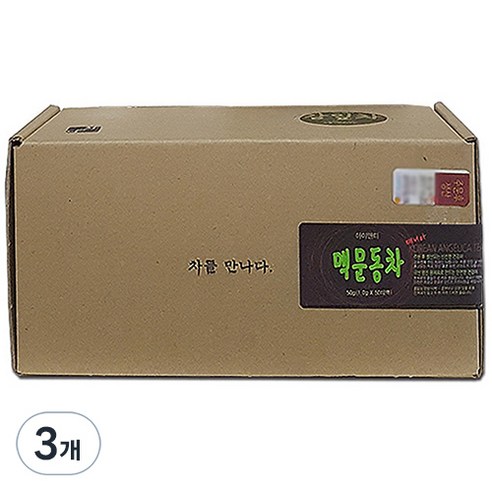 아이앤티 맥문동차, 1g, 50개입, 3개