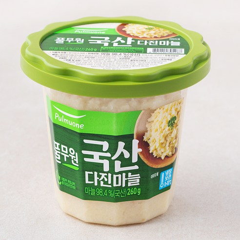 풀무원 다진마늘 용기, 260g, 1개