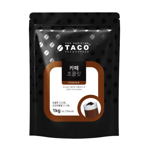 타코 카페 초콜릿 파우치, 1kg, 1개입, 1개