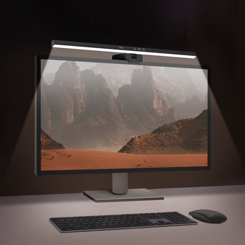 어둠 속 눈 건강 지킴이 홈플래닛 모니터 LED 조명