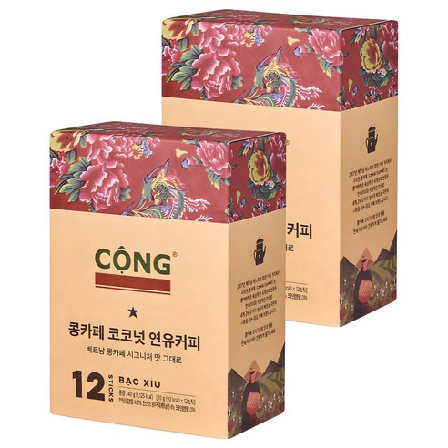 콩카페 코코넛 연유커피, 20g, 12개입, 2개