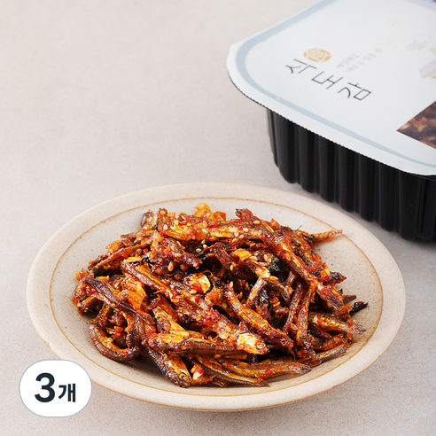 바다원 식도감 고추장 멸치볶음 반찬, 400g, 3개