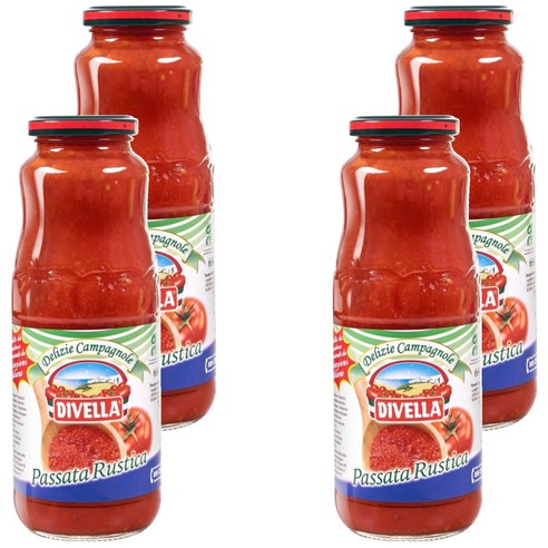 디벨라 토마토퓨레 루스티카, 680g, 4개