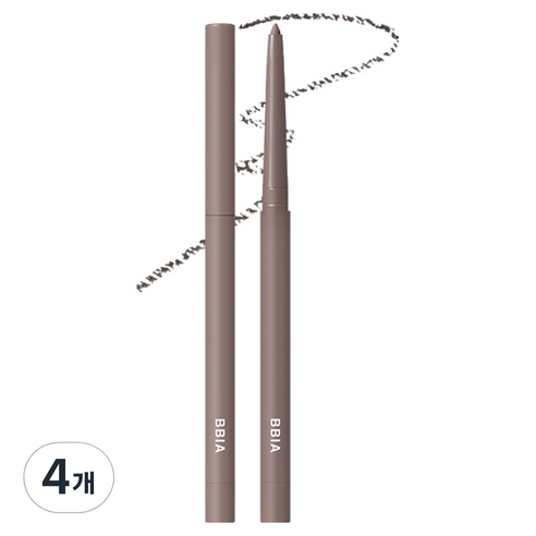 삐아 라스트 오토 젤 아이라이너 0.3g, 4개, 21 뮤트 브라운