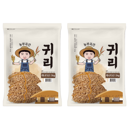 농부곡간 캐나다산 귀리, 5kg, 2개