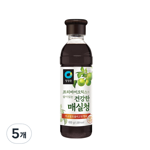 청정원 매실청 650g, 5개