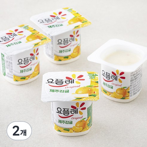 요플레 오리지널 제주감귤, 85g, 4개입, 2개