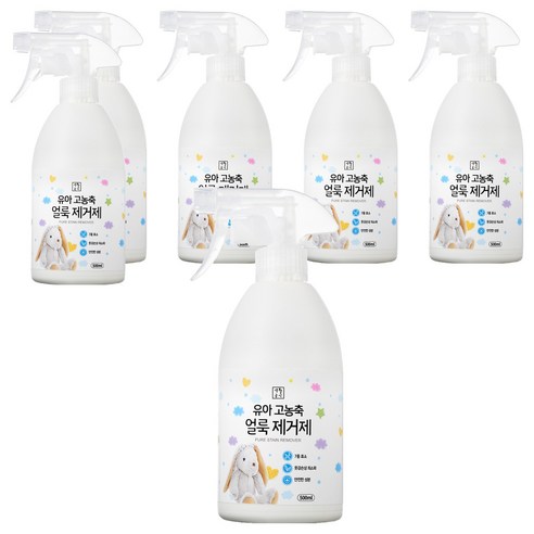 생활공식 유아 고농축 얼룩제거제, 500ml, 6개