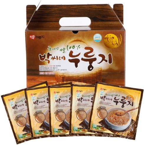 박씨네누룽지 - 고품질의 경북산 쌀로 만든 누룽지