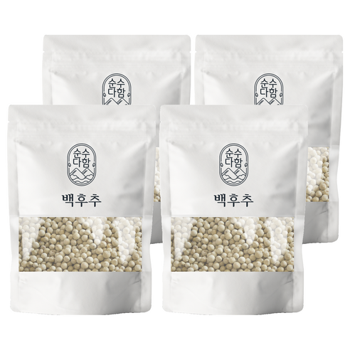 순수다함 백후추 리필용, 300g, 4개