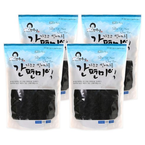 안옥남 자르고 씻어나온 간편미역, 300g, 4개