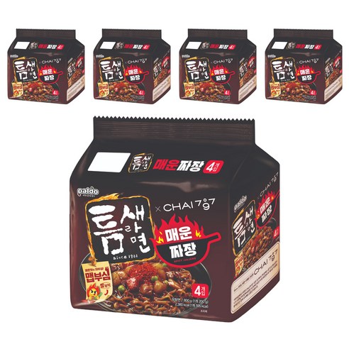 팔도 틈새라면 매운짜장, 20개