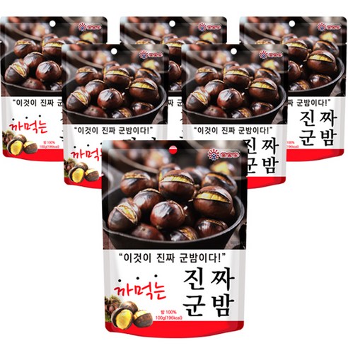 까먹는 진짜 군밤 100g, 6개