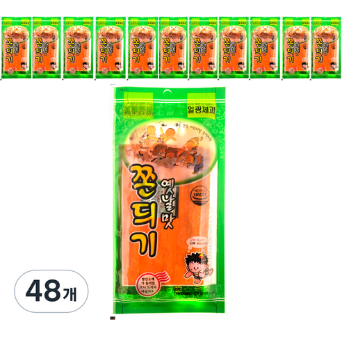 일광제과 옛날맛 쫀듸기, 120g, 48개