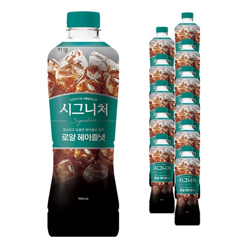 [OKㅣ강추] 시그니처 쟈뎅 로얄 헤이즐넛 900ml, 12개 [OKNOWㅣ추천상품]