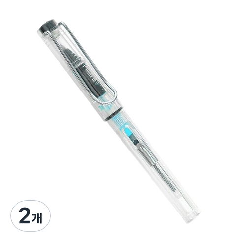 야자컴퍼니 잉크 넣는 만년볼펜 컨버터 0.38 EF, 2개