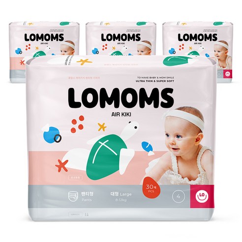 우리 아이 쾌적한 하루를 위한 선택, 로맘스 에어키키 팬티형 기저귀 로맘스홀딩형