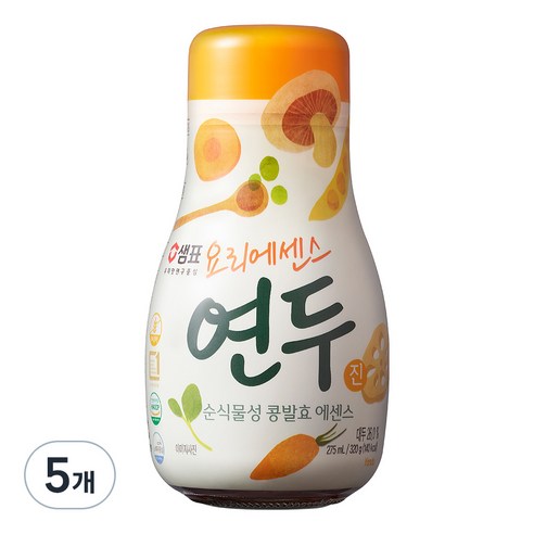 샘표 연두 진, 320g, 5개