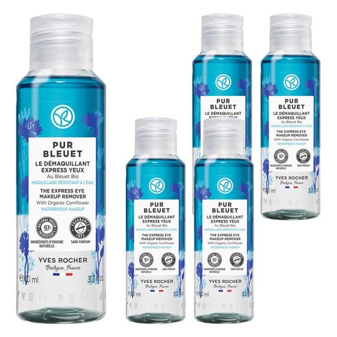 이브로쉐 퓨어블루에 익스프레스 메이크업 리무버, 100ml, 5개