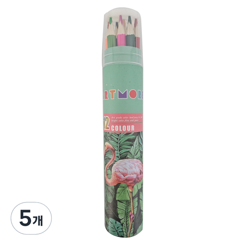 아트모아 전문가용 색연필, 12색, 5개
